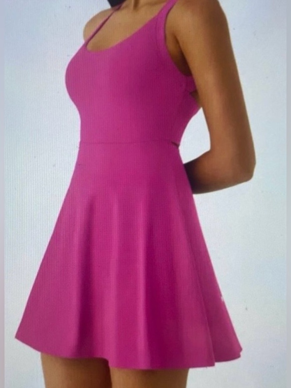 SMALL. HALARA EASY PEEZY TWISTED BACK 2 IN 1 ACTIVE DRESS